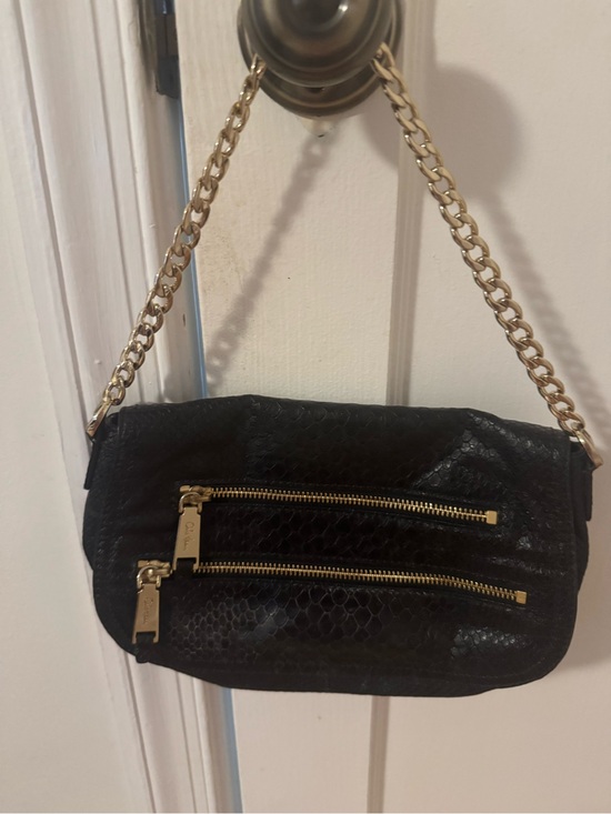 Cole Haan Handbags - Women’s Cole Haan snake skin leather bag  with chain handle